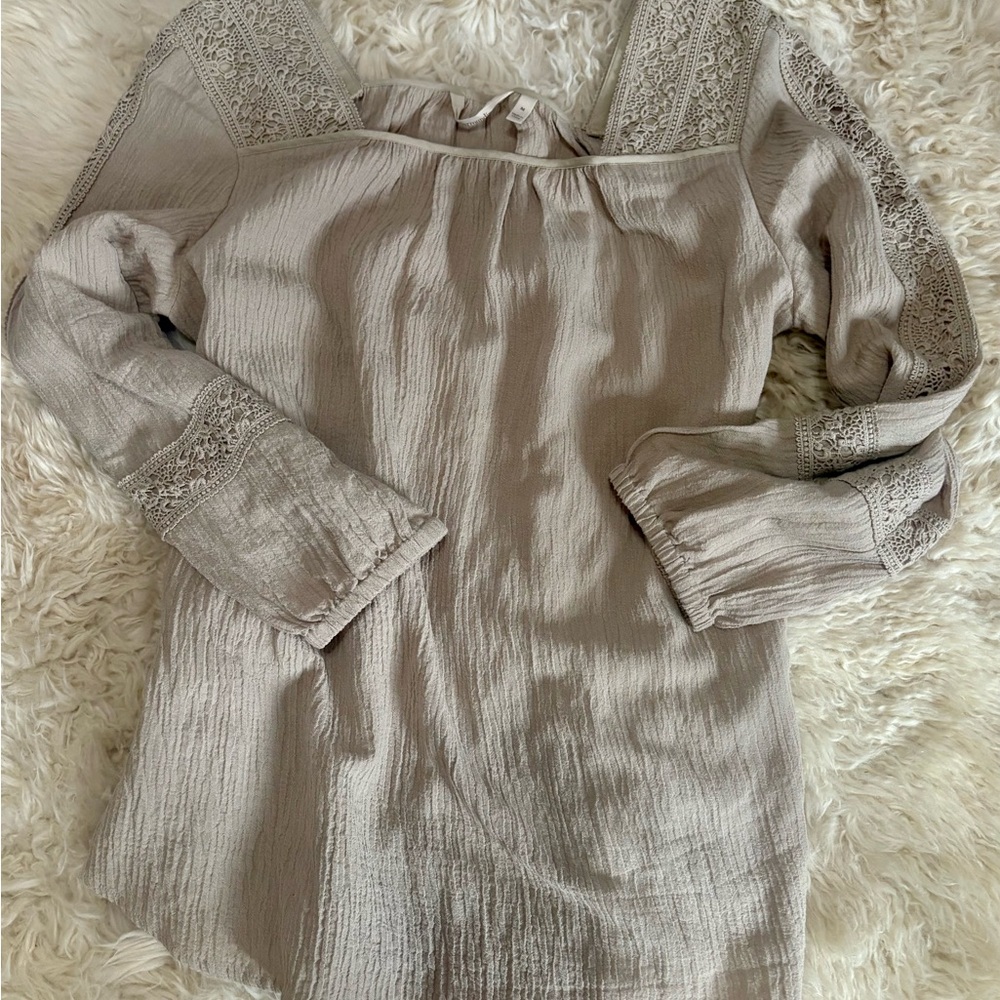 Soft Surroundings Lace Asilah Top - Picture 2 of 4